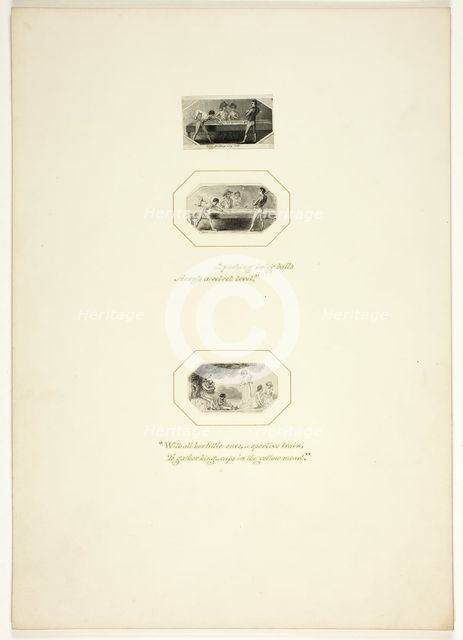 Study for a plate from The Task, c. 1800. Creator: Thomas Stothard.