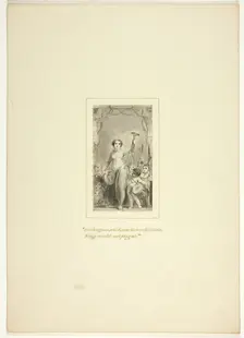 Study for a plate from The Task, c. 1800. Creator: Thomas Stothard