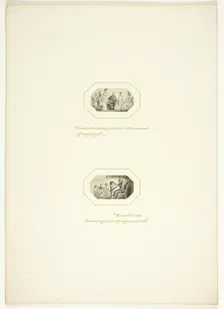 Study for a plate from The Task, c. 1800. Creator: Thomas Stothard