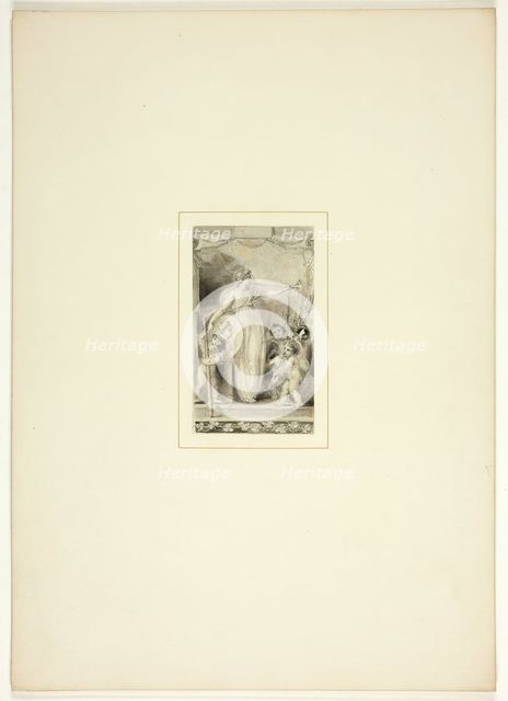 Study for a plate from The Task, c. 1800. Creator: Thomas Stothard.