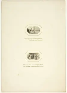 Study for a plate from The Task, c. 1800. Creator: Thomas Stothard