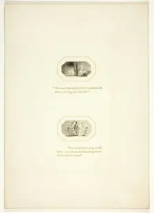 Study for a plate from The Task, c. 1800. Creator: Thomas Stothard