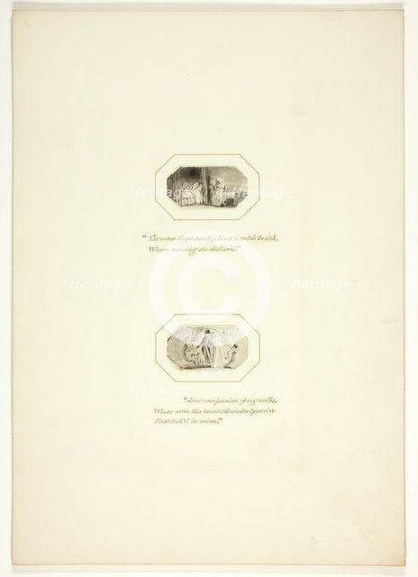 Study for a plate from The Task, c. 1800. Creator: Thomas Stothard.