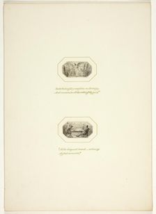 Study for a plate from The Task, c. 1800. Creator: Thomas Stothard