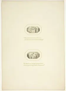 Study for a plate from The Task, c. 1800. Creator: Thomas Stothard