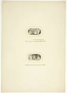 Study for a plate from The Task, c. 1800. Creator: Thomas Stothard