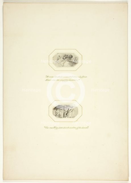 Study for a plate from The Task, c. 1800. Creator: Thomas Stothard.