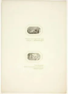 Study for a plate from The Task, c. 1800. Creator: Thomas Stothard