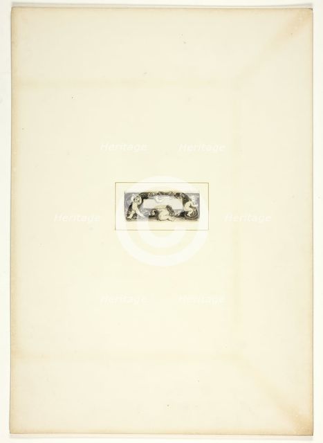 Study for a plate from The Triumphs of Temper, in the 1796 Royal Engagements Pocket Book, c. 1795. Creator: Thomas Stothard.