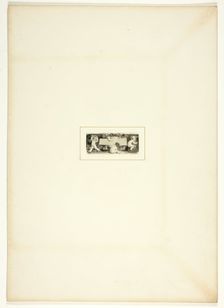 Study for a plate from The Triumphs of Temper, in the 1796 Royal Engagements Pocket Book, c. 1795. Creator: Thomas Stothard