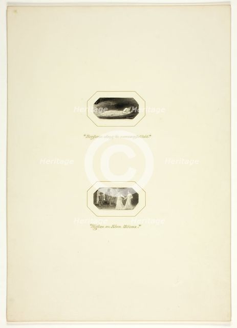 Study for a plate from The Triumphs of Temper, in the 1796 Royal Engagements Pocket Book, c. 1795. Creator: Thomas Stothard.