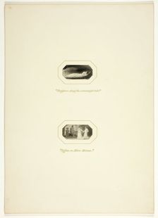 Study for a plate from The Triumphs of Temper, in the 1796 Royal Engagements Pocket Book, c. 1795. Creator: Thomas Stothard