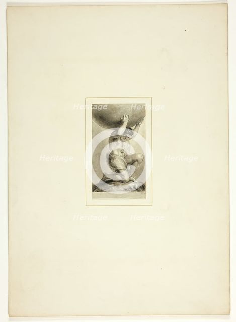 Study for a plate from The Triumphs of Temper, in the 1796 Royal Engagements Pocket Book, c. 1795. Creator: Thomas Stothard.