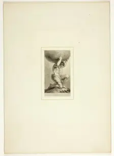 Study for a plate from The Triumphs of Temper, in the 1796 Royal Engagements Pocket Book, c. 1795. Creator: Thomas Stothard