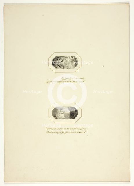 Study for a plate from The Triumphs of Temper, in the 1796 Royal Engagements Pocket Book, c. 1795. Creator: Thomas Stothard.