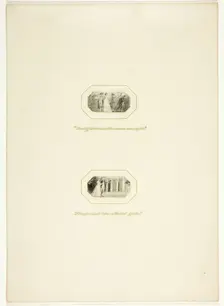 Study for a plate from The Triumphs of Temper, in the 1796 Royal Engagements Pocket Book, c. 1795. Creator: Thomas Stothard
