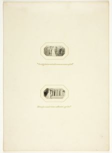 Study for a plate from The Triumphs of Temper, in the 1796 Royal Engagements Pocket Book, c. 1795. Creator: Thomas Stothard