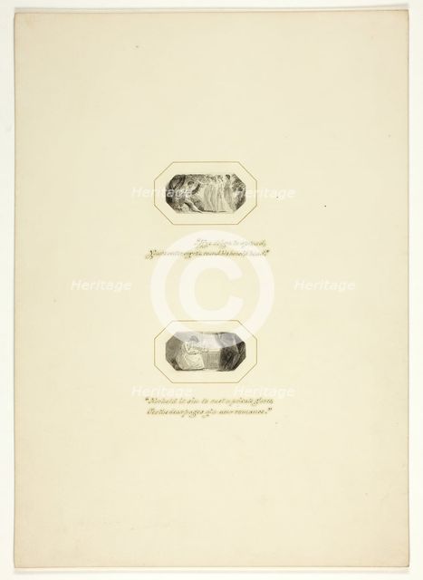 Study for a plate from The Triumphs of Temper, in the 1796 Royal Engagements Pocket Book, c. 1795. Creator: Thomas Stothard.