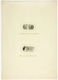 Study for a plate from The Triumphs of Temper, in the 1796 Royal Engagements Pocket Book, c. 1795. Creator: Thomas Stothard