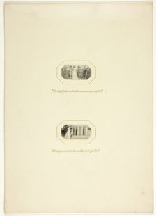Study for a plate from The Triumphs of Temper, in the 1796 Royal Engagements Pocket Book, c. 1795. Creator: Thomas Stothard