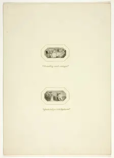 Study for a plate from The Triumphs of Temper, in the 1796 Royal Engagements Pocket Book, c. 1795. Creator: Thomas Stothard