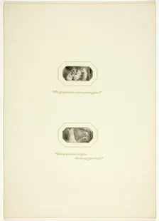 Study for a plate from The Triumphs of Temper, in the 1796 Royal Engagements Pocket Book, c. 1795. Creator: Thomas Stothard