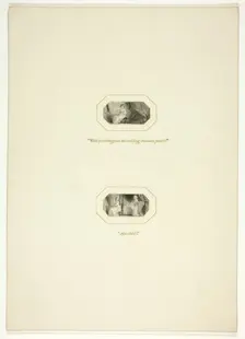 Study for a plate from The Triumphs of Temper, in the 1796 Royal Engagements Pocket Book, c. 1795. Creator: Thomas Stothard