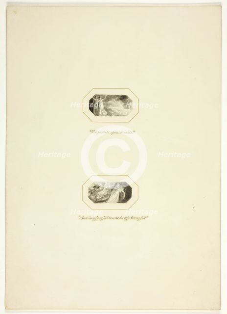 Study for a plate from The Triumphs of Temper, in the 1796 Royal Engagements Pocket Book, c. 1795. Creator: Thomas Stothard.