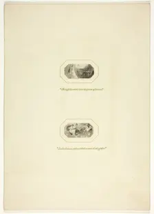 Study for a plate from The Triumphs of Temper, in the 1796 Royal Engagements Pocket Book, c. 1795. Creator: Thomas Stothard
