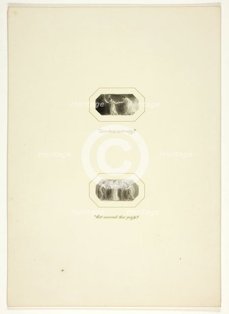 Study for a plate from The Triumphs of Temper, in the 1796 Royal Engagements Pocket Book, c. 1795. Creator: Thomas Stothard.