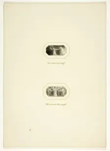 Study for a plate from The Triumphs of Temper, in the 1796 Royal Engagements Pocket Book, c. 1795. Creator: Thomas Stothard