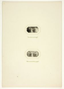 Study for a plate from The Triumphs of Temper, in the 1796 Royal Engagements Pocket Book, c. 1795. Creator: Thomas Stothard
