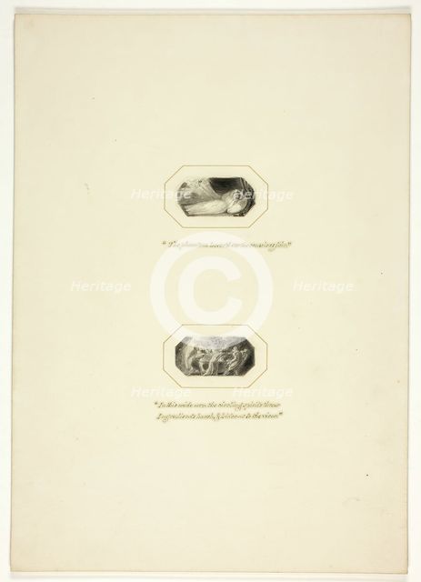 Study for a plate from The Triumphs of Temper, in the 1796 Royal Engagements Pocket Book, c. 1795. Creator: Thomas Stothard.