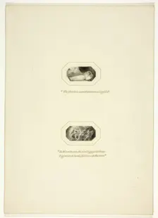 Study for a plate from The Triumphs of Temper, in the 1796 Royal Engagements Pocket Book, c. 1795. Creator: Thomas Stothard
