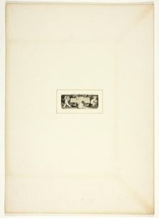 Study for a plate from The Triumphs of Temper, in the 1796 Royal Engagements Pocket Book, c. 1795. Creator: Thomas Stothard