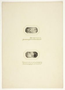 Study for a plate from The Triumphs of Temper, in the 1796 Royal Engagements Pocket Book, c. 1795. Creator: Thomas Stothard