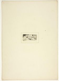 Study for a plate from The Triumphs of Temper, in the 1796 Royal Engagements Pocket Book, c. 1795. Creator: Thomas Stothard