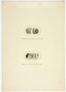 Study for a plate from The Triumphs of Temper, in the 1796 Royal Engagements Pocket Book, c. 1795. Creator: Thomas Stothard