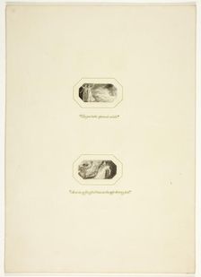 Study for a plate from The Triumphs of Temper, in the 1796 Royal Engagements Pocket Book, c. 1795. Creator: Thomas Stothard