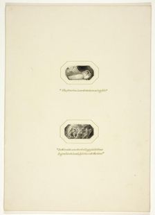 Study for a plate from The Triumphs of Temper, in the 1796 Royal Engagements Pocket Book, c. 1795. Creator: Thomas Stothard