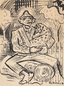 Study for A Pleasant Duty, c1941. Creator: Arnold Peter Weisz-Kubincan