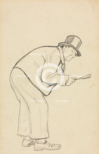 Study for "A Woman Hater". Creator: Charles Samuel Keene (British, 1823-1891).