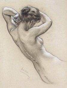 Study for a Water Nymph late 19th or early 20th century. Artist: Herbert James Draper