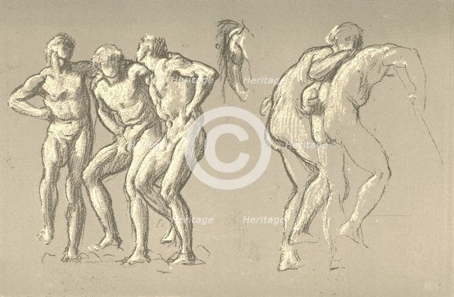 'Study for a Vintage'. A Fac-Simile of Original Drawings by Sir Frederick Leighton, P.R.A.', c1880-3 Creator: Frederic Leighton.