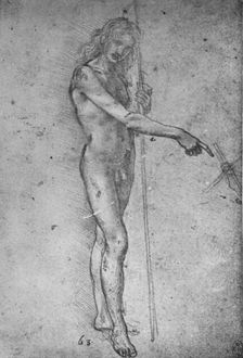 Study for a Youthful St. John the Baptist c1480 (1945). Artist: Leonardo da Vinci