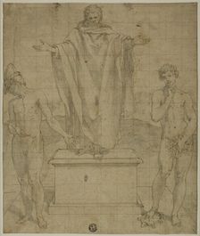Study for Allegory of Faith and Silence, 1500/95. Creator: Bartolomeo Cesi