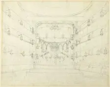 Study for An Oratorio-Covent Garden Theater, from Microcosm of London, c. 1808. Creator: Augustus Charles Pugin