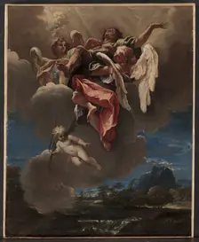 Study for "An Apotheosis of a Saint" (for San Bernardino dei Morti, Milan), c. 1695. Creator: Sebastiano Ricci (Italian, 1659-1734)