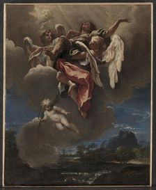 Study for "An Apotheosis of a Saint" (for San Bernardino dei Morti, Milan), c. 1695. Creator: Sebastiano Ricci (Italian, 1659-1734)
