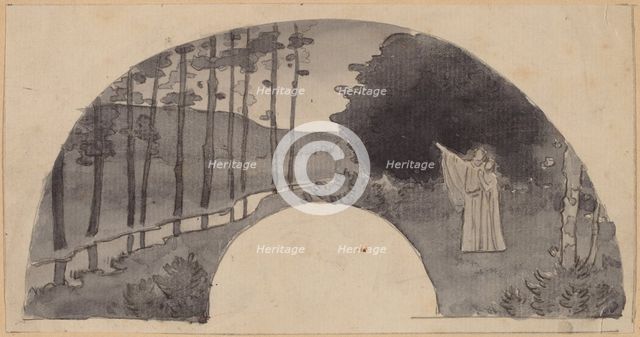 Study for an Archway, 1890/1897. Creator: Charles Sprague Pearce.